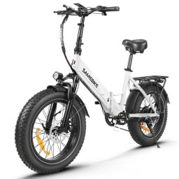 Bicicleta eléctrica Samebike LOTDM200-II plegable 250 W 48 V 13 Ah neumáticos 20x4