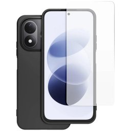 Pack funda negra y cristal templado Made for Xiaomi WICASETPURN17 para Redmi Note 17