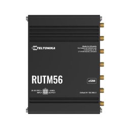 Router Teltonika RUTM56 5G Wi-Fi 5 867 Mbps, doble SIM, 5 puertos Gigabit