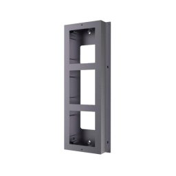 Caja de superficie Hikvision DS-KDE-ACR3 para 3 módulos, negra