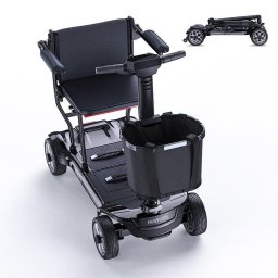 Scooter eléctrico plegable HillMiles Ease 2 Pro 4 ruedas 270 W 24 km 19 kg Negro