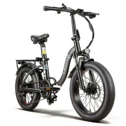 Bicicleta eléctrica plegable E-Bycco S1 250 W 36 V 10,4 Ah 20" negra