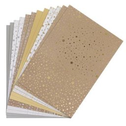 Heyda Bloc de papier ""étoiles"", 21 x 29,7 cm, 12 feuilles