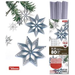 Kit créatif quilling ""Galaxy Stars"" de Karen-Marie, argent, pour 10 - 20 étoiles