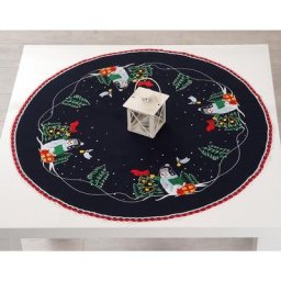 Nappe à broder ""bonhomme de neige