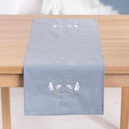 Chemin de table à broder ""petits anges