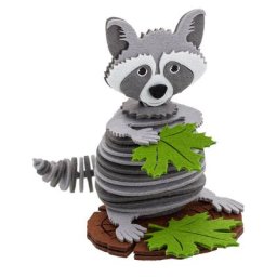 Kit créatif ""raton laveur en feutrine"", 20 cm