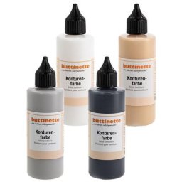 buttinette Peinture pour fenêtre spéciale contours, différentes couleurs, 85 ml