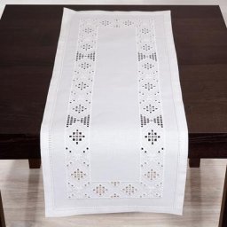 Kit Hardanger : chemin de table ""classique