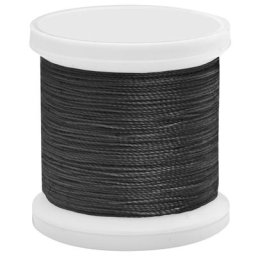 Fil pour enfiler des perles, noir, 0,2 mm, 100 m