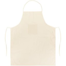Tablier de cuisine pour adultes, écru, 70 x 85 cm