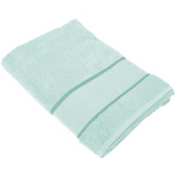 buttinette Serviette / drap de douche éponge à broder, bleu pigeon