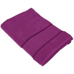 buttinette Serviette / drap de douche éponge à broder, pourpre