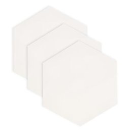 Châssis entoilé ""hexagone"", 34 x 40 cm