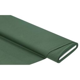 Tissu cretonne de coton bio, vert sapin