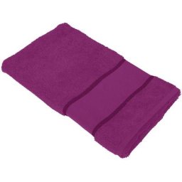 buttinette Serviette de toilette éponge à broder, pourpre