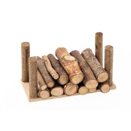 Pile de bois, 9 x 4 x 4 cm