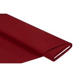 Tissu coton bio uni, bordeaux