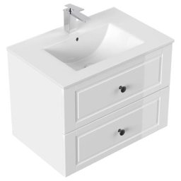 Meuble salle de bain Firenze 70 Cottage Blanc brillant
