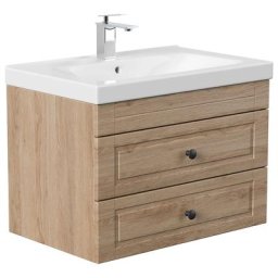 Meuble salle de bain Mia 75 Cottage Décor chêne