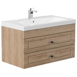 Meuble salle de bain MIA 90 Cottage SoftClose décor chêne