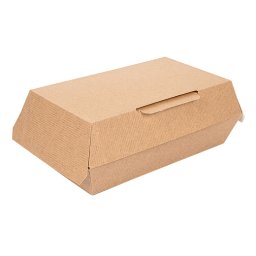 Mini Lunch Box en carton nano-micro Marron 19.5x11.5x6.5 cm - carton