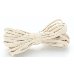 Ruban en suédine, crème, 3 mm, 10 m