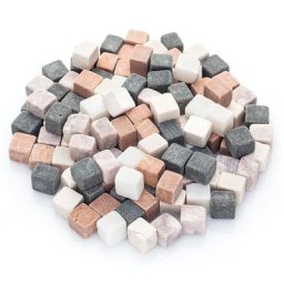 Tesselles mosaïque marbrées, 10 x 10 mm, 250 g