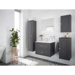 Ensemble meuble SDB Firenze 70 Cottage 5pcs miroir à LED Anthracite