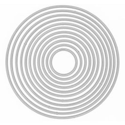 Matrices de découpe ""cercles"", 11 pièces