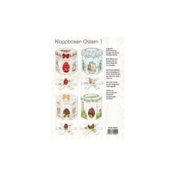 Kit créatif boîtes surprises ""Pâques 1"", 10,5 cm Ø