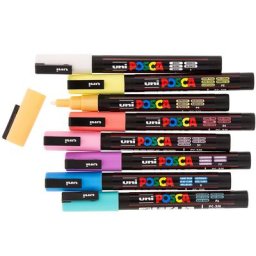 POSCA Marqueurs pastel, PC3M, 8 pièces