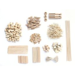 Kit créatif ""bois mix"", 590 pièces
