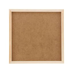 Cadre photo en bois brut, 30 x 30 cm