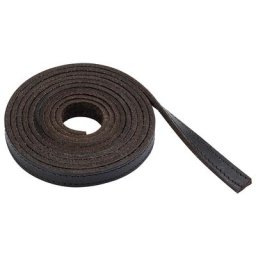 Ruban en cuir, noir, 10 mm, 1,5 m