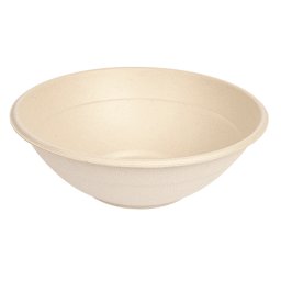 Bol rond en bagasse - Naturel - 950 ml - carton de 400 units