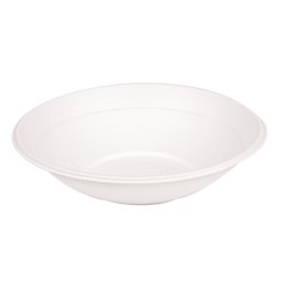 Bol rond en bagasse - Blanc - 700 ml - carton de 400 units