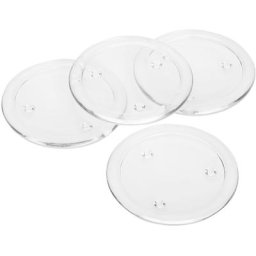 Assiettes en verre, 11,5 cm Ø, 4 pièces