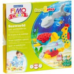 Fimo kids form & play - Kit créatif ""animaux de la mer