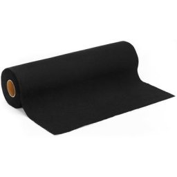 Feutrine, noir, 1 mm, rouleau de 10 m