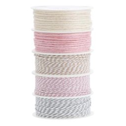 Set de rubans ""cordelettes"", 2 mm, 5x 4 m