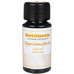 buttinette Peinture pour tapis, noir