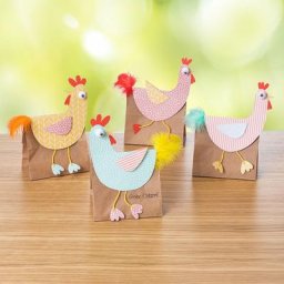 buttinette Kit créatif ""poules rigolotes"", multicolore
