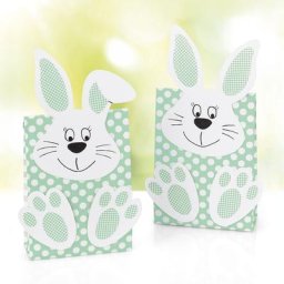buttinette Kit créatif « sachets lapins », 5 sachets