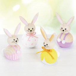 Kit créatif ""lapins en bois