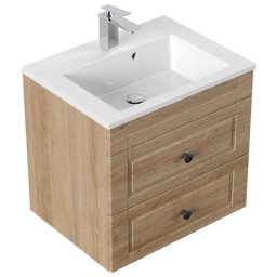 Meuble salle de bain Milet Cottage Décor chêne