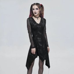Robe pour femmes à manches longues DEVIL FASHION - SKT135