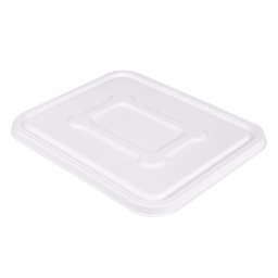 Couvercle pour plateau en bagasse rfrence 253.80 - Blanc - 23.9x19.2