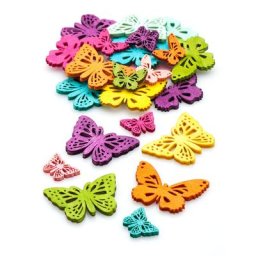 Confettis de table ""papillons"", 2 cm et 4 cm, 40 pièces
