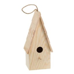 Nichoir pointu en bois, 13,5 x 11,3 x 31 cm